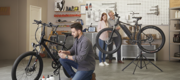 Serwis ENGWE: smarowanie łańcucha, czyszczenie po jeździe i regulacja